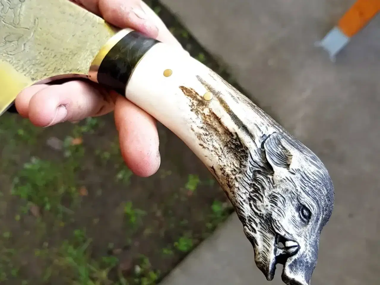 Billede 1 - Eksklusiv Custom Jagtkniv - N690