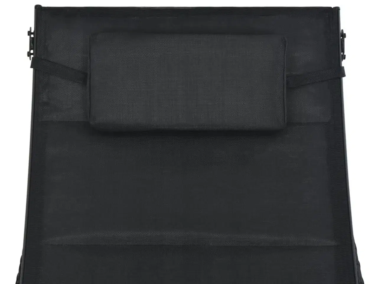 Billede 5 - Liggestol polyrattan og textilene sort