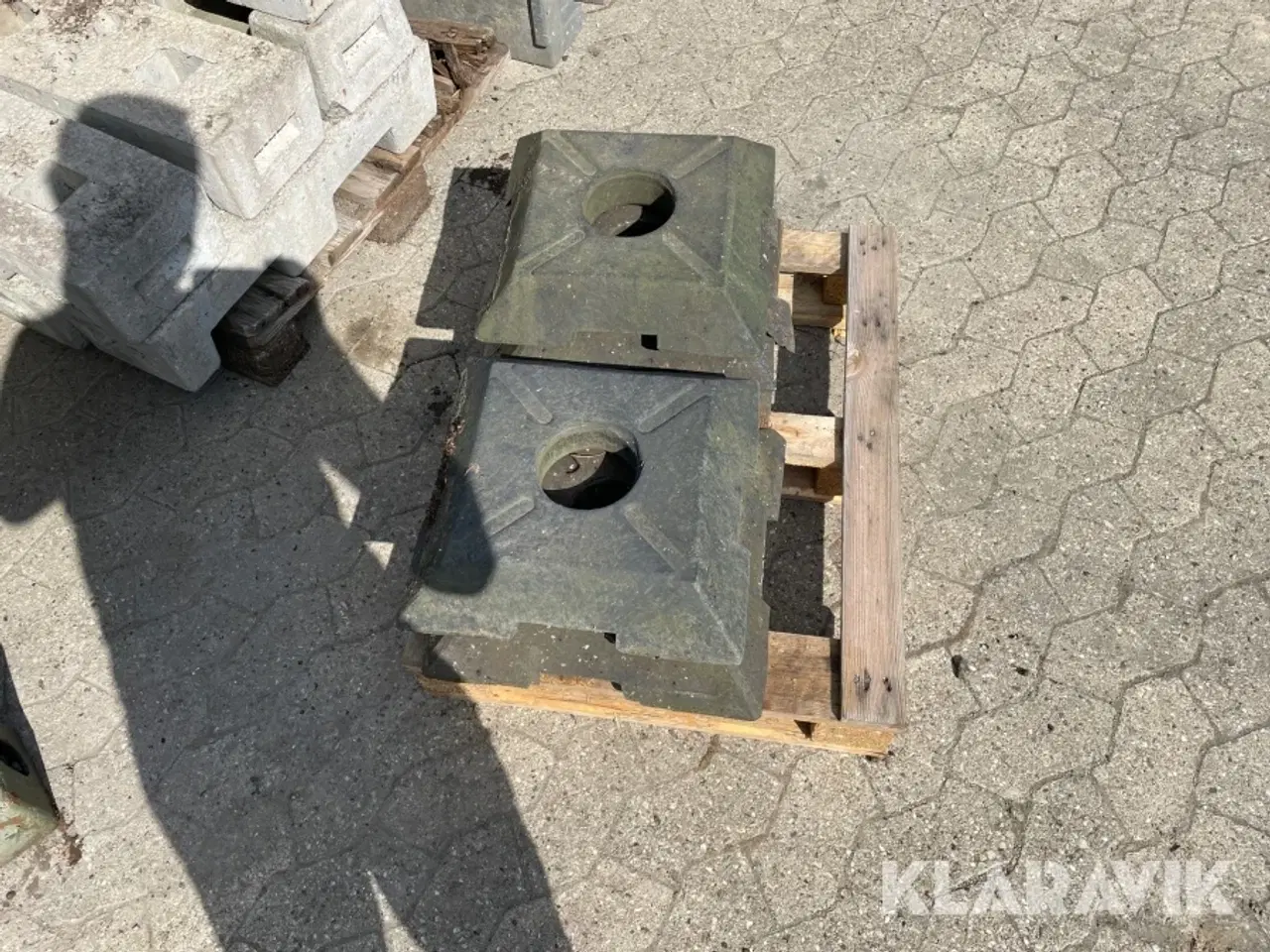 Billede 6 - 15 byggepladsHegn Med Klodser 2x3,5