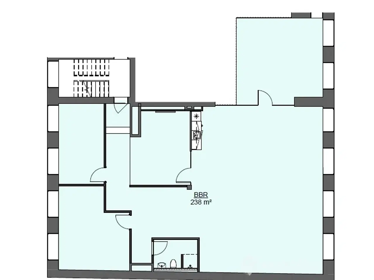 Billede 16 - 262 m² kontorlokaler beliggende nær Letbane og gågadenettet i Odense City!
