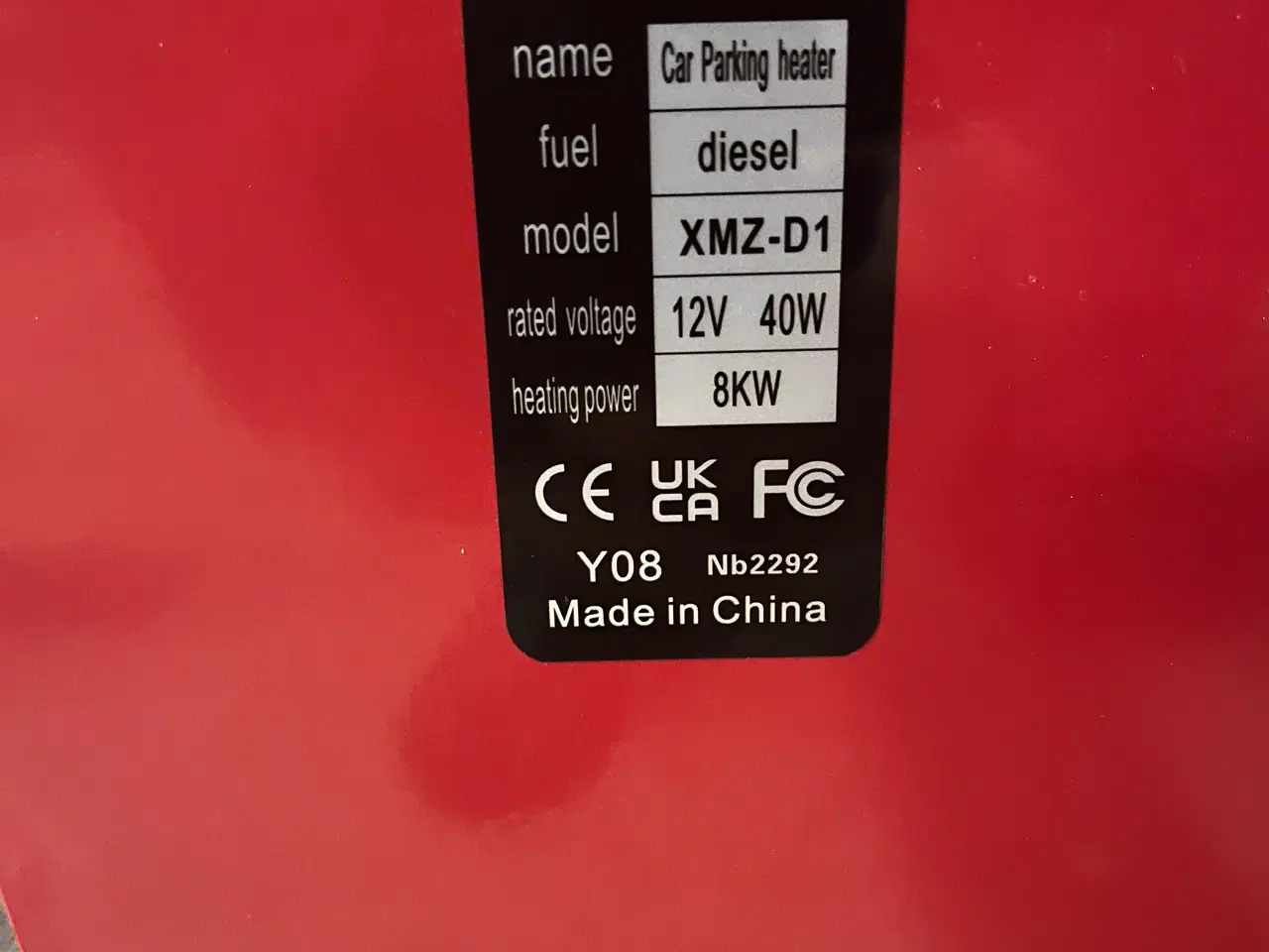 Billede 1 - Vevor Oliefyr 8 KW