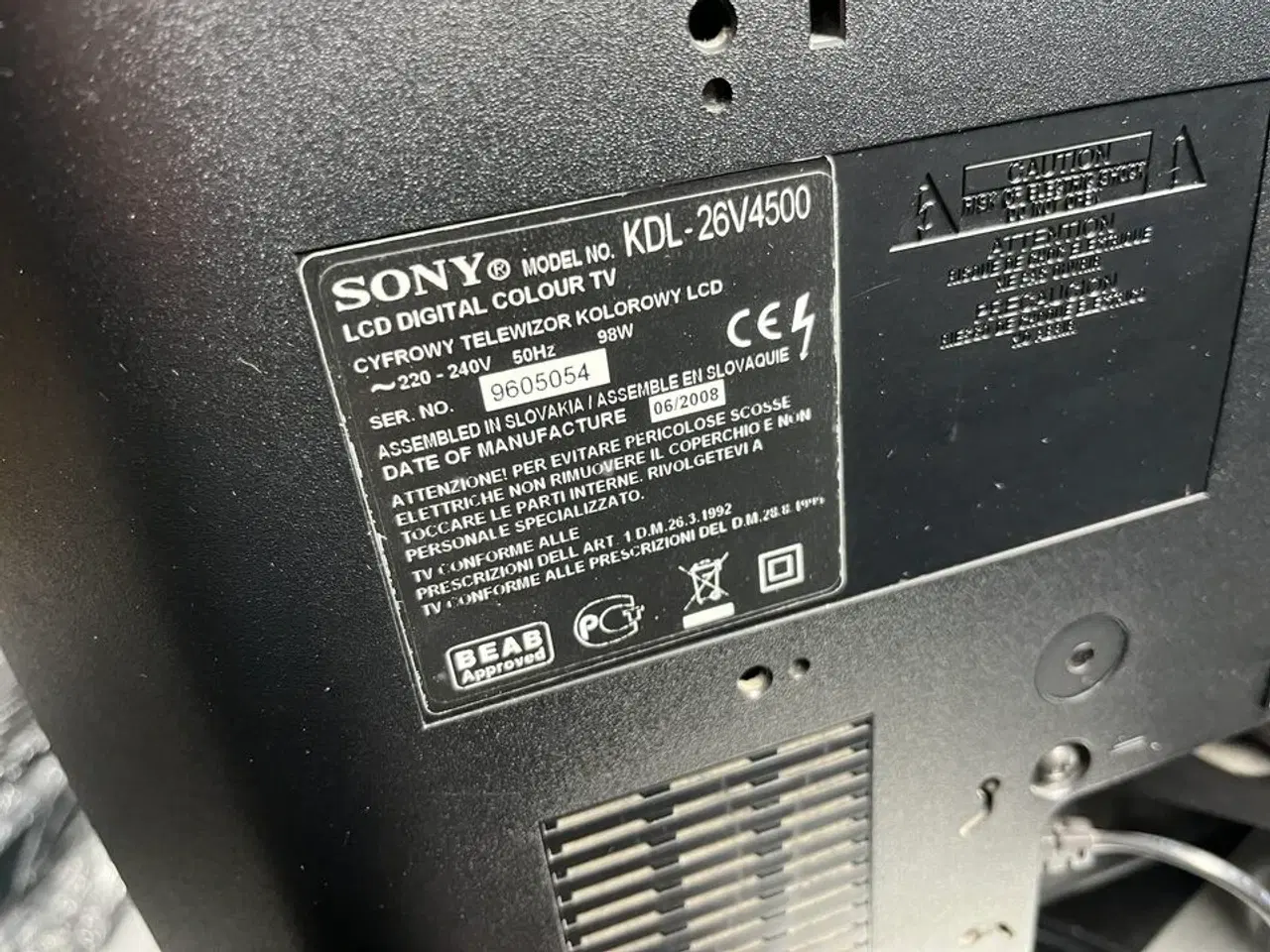 Billede 3 - 3 stk. LCD TV  SONY BRAVIA 26" + 2 x SAMSUNG 32"