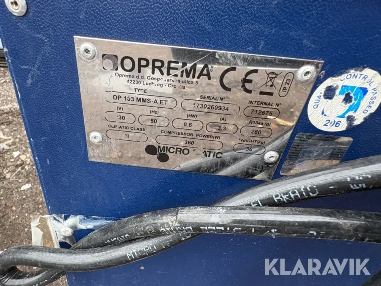 Billede 8 - Fadøls køler Oprema OP 103 MMS-A ET