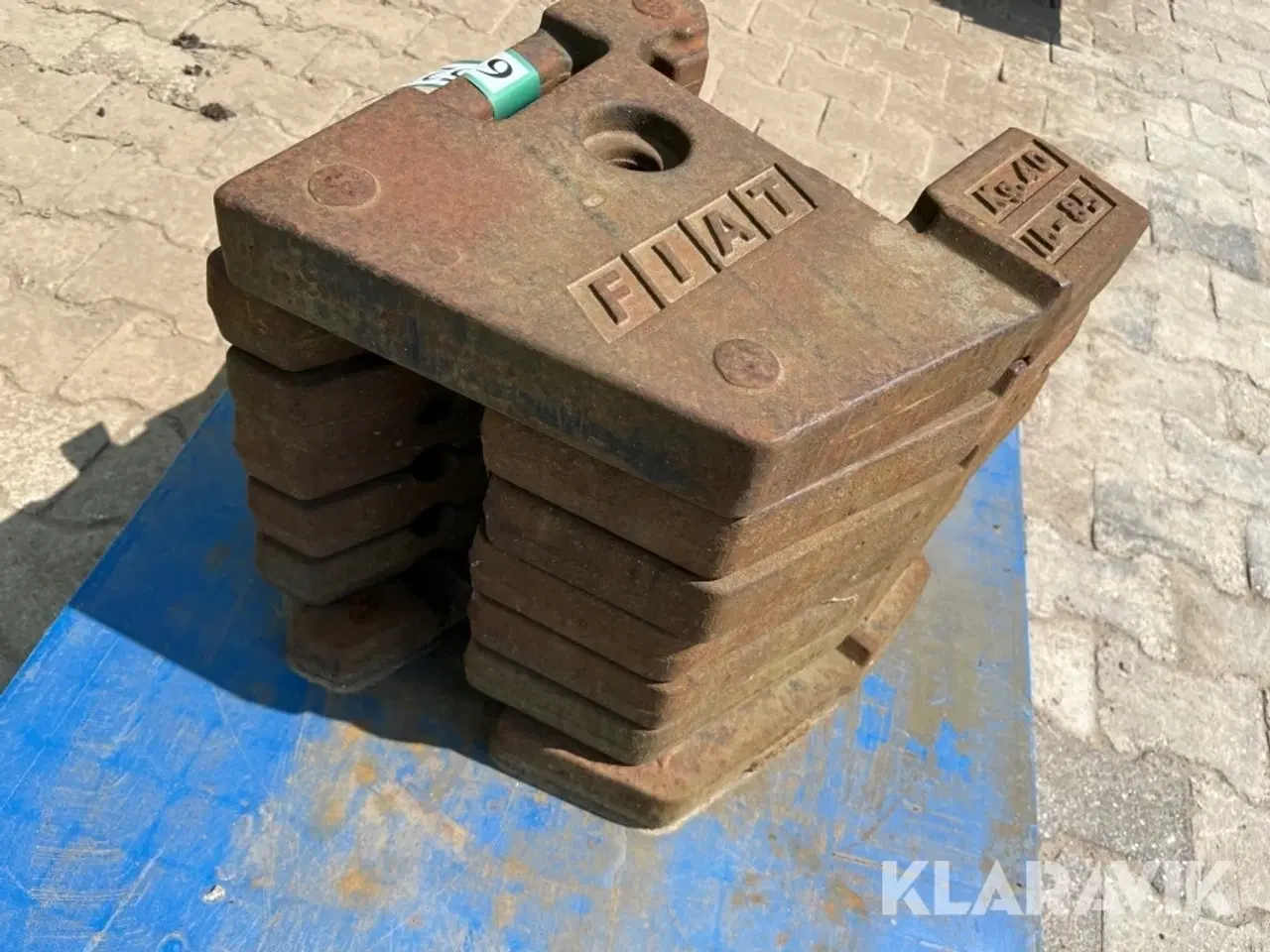 Billede 3 - Vægtklodser Fiat 7 styk.