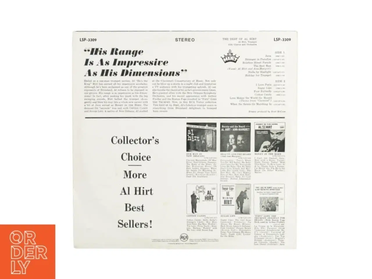 Billede 2 - The best of Al Hirt Vinylplade