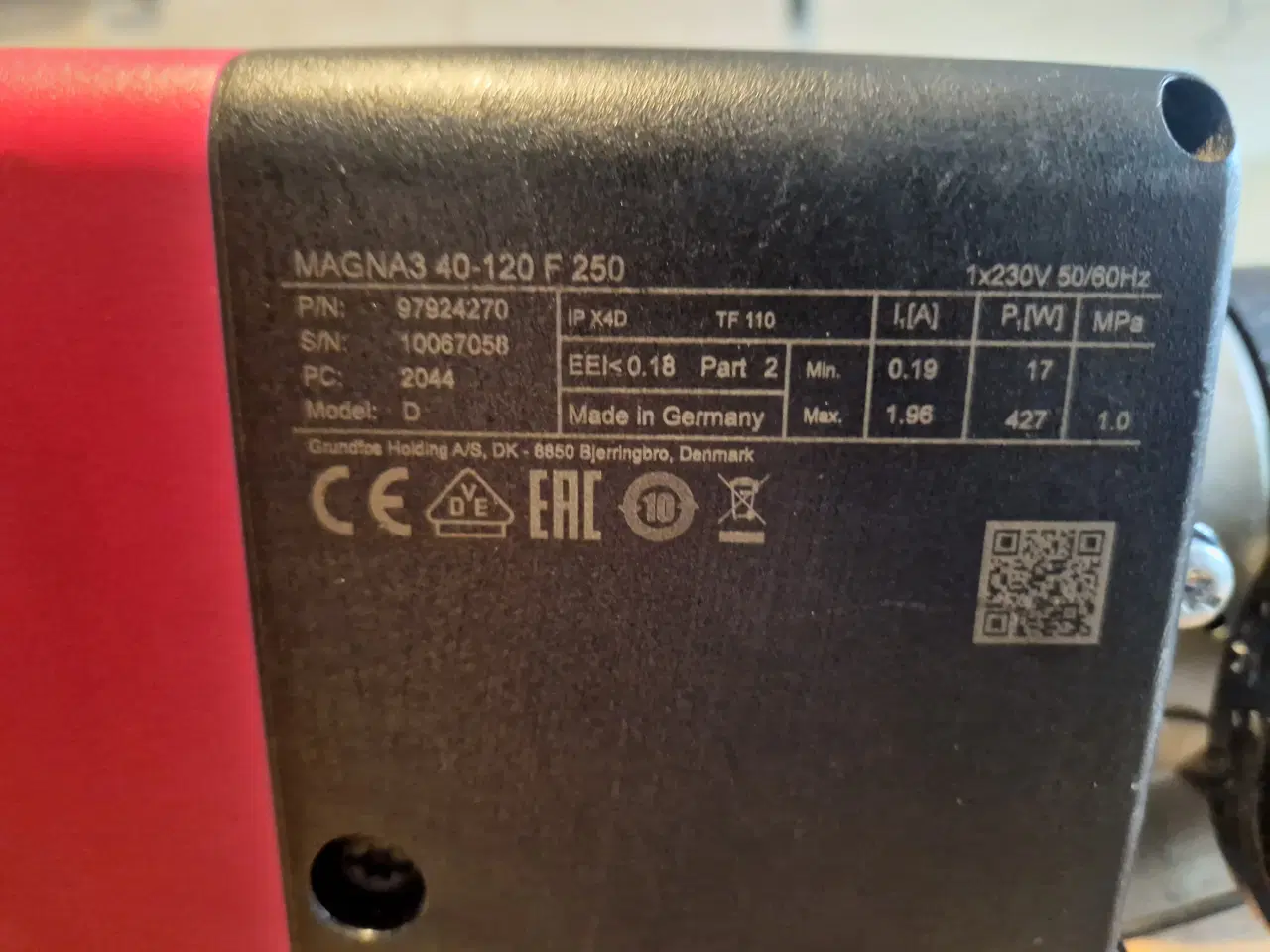 Billede 2 - Grundfos Magna3 40-120   250 pumpe