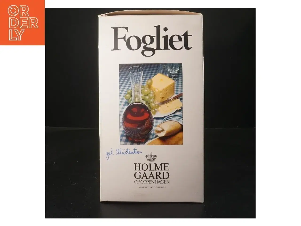 Billede 2 - Holmegaard Fogliet karaffel fra Holmegaard (str. 26 cm)