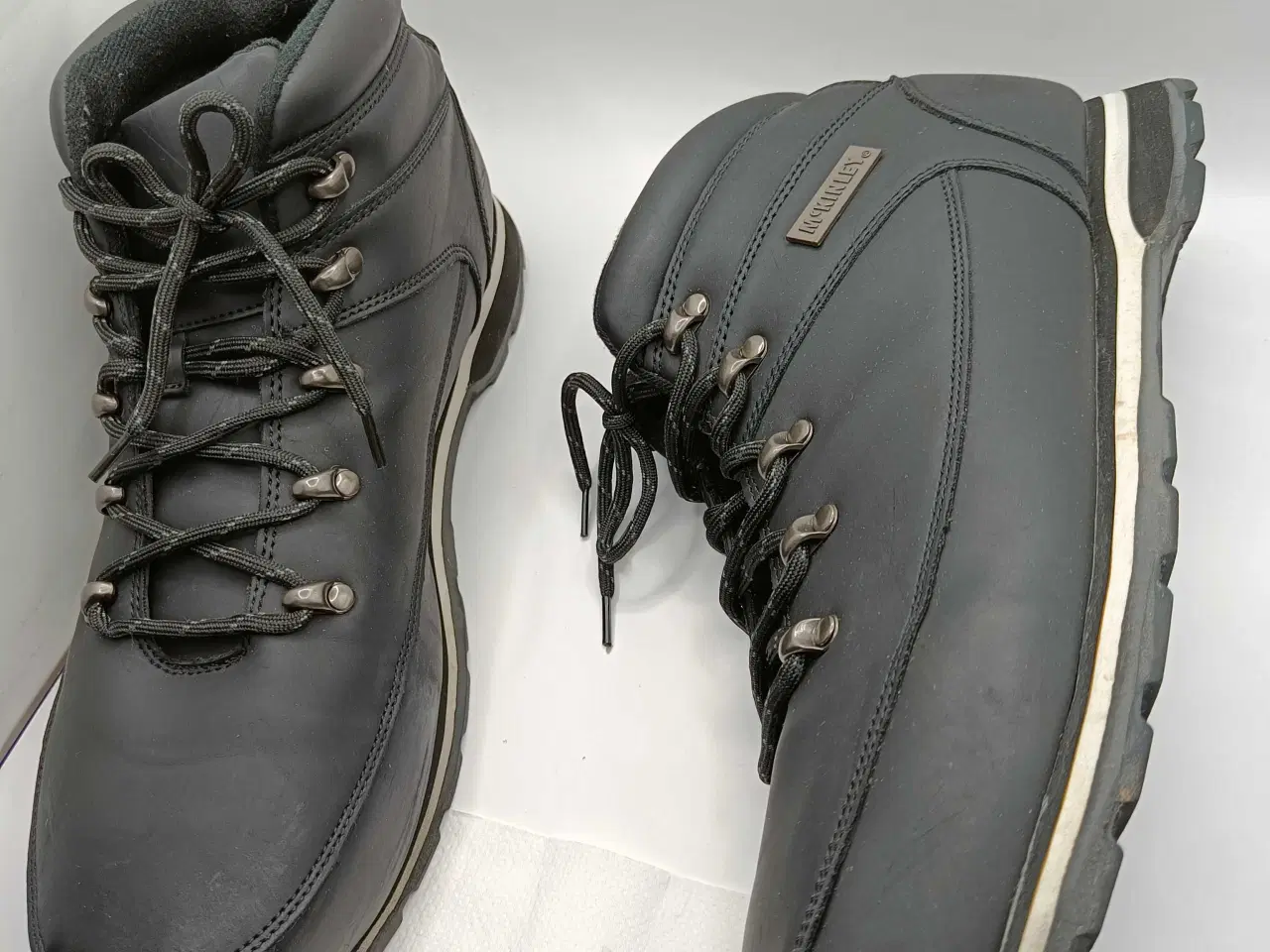 Billede 2 - McKinley sort læder støvler 46
