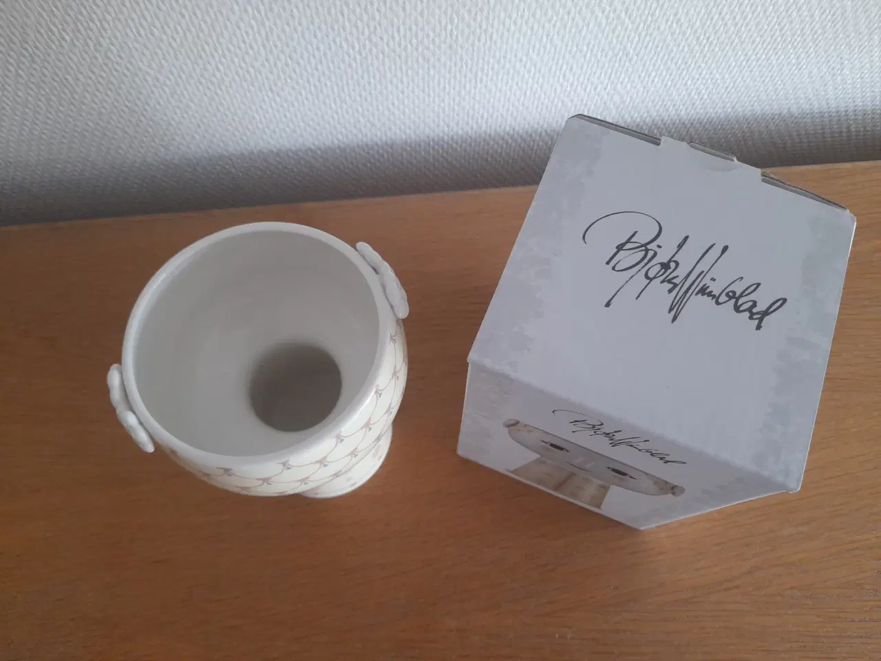 Billede 4 - Bjørn Wiinblad  Eva vase med mønster ( NY).