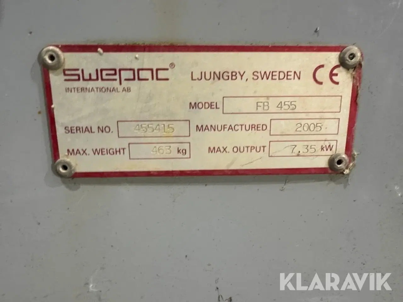 Billede 9 - Pladevibrator Swepac FB455 2 styk