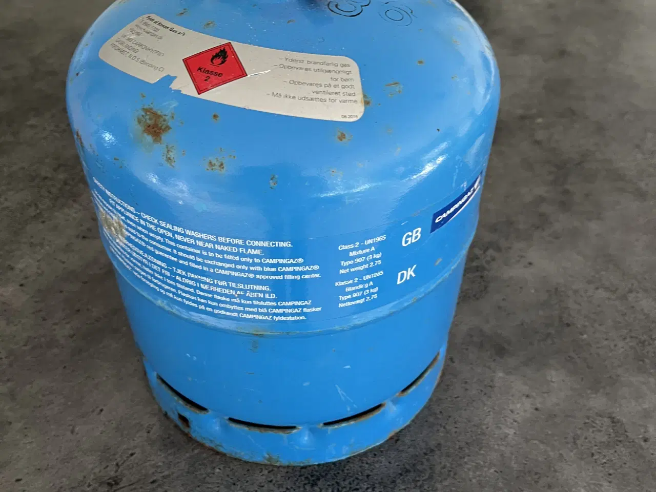 Billede 1 - Fuld 3 kg CGI campinggaz 