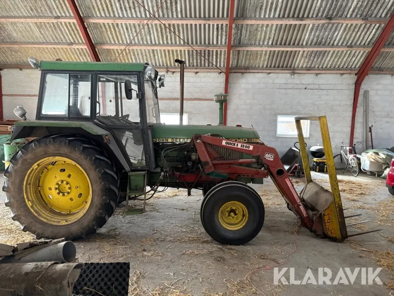 Billede 6 - Veterantraktor John Deere 3040 + vogn