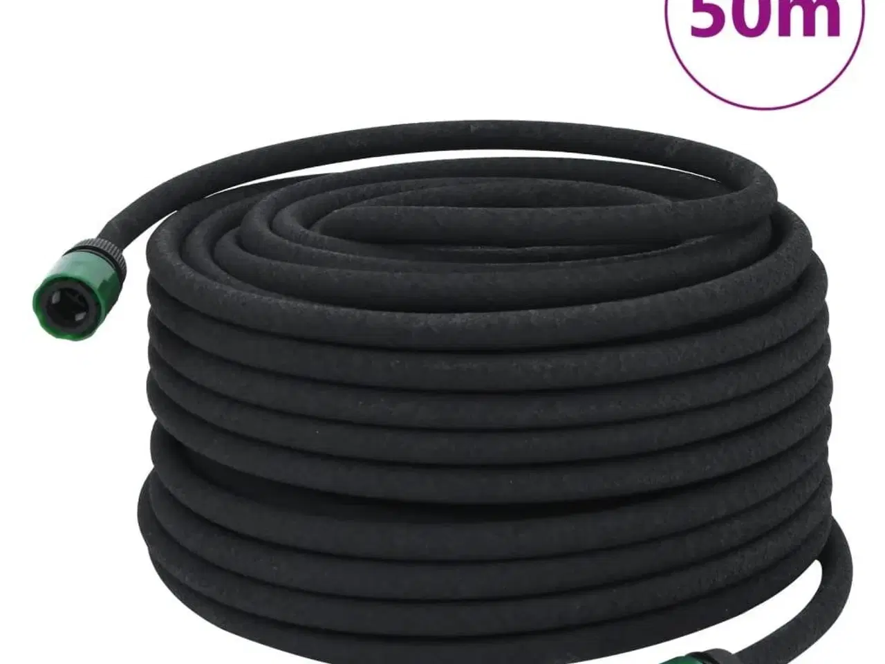 Billede 1 - Siveslange 0,6" 50 m gummi sort