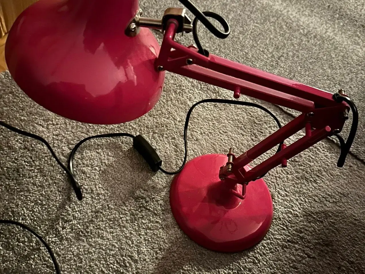 Billede 1 - pink bord lampe 