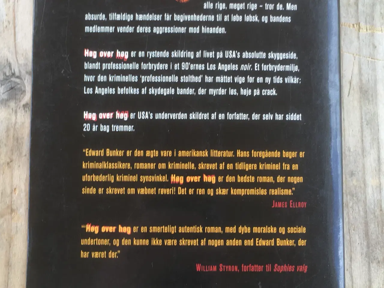 Billede 2 - Høg over høg, Edward Bunker, krimi