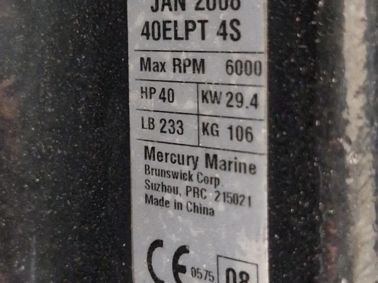 Billede 5 - Mercury F40ELPT