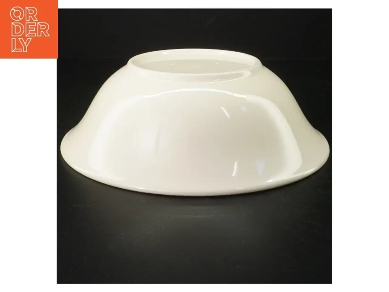 Billede 2 - Stor keramik salatskål med olivenmotiv (str. 25 cm)