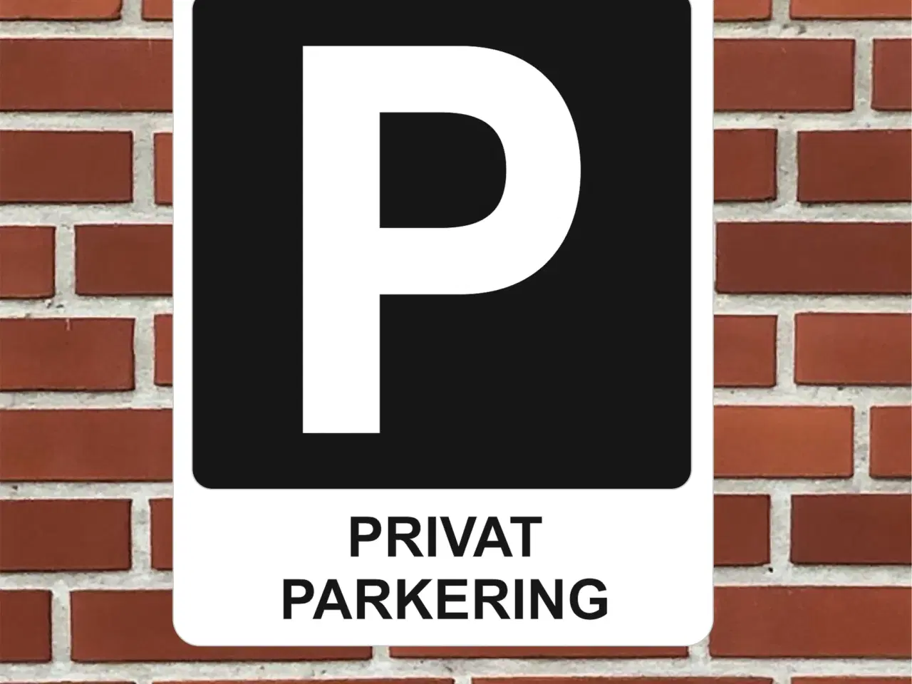 Billede 3 - P-skilte sorte med privatretlige regler og blå til