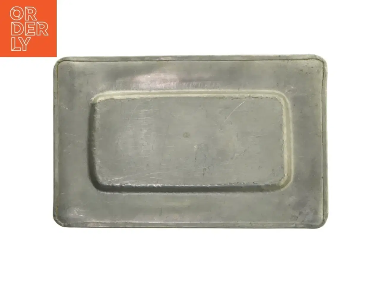 Billede 4 - Rektangulært metalfad (str. 40x26 cm)