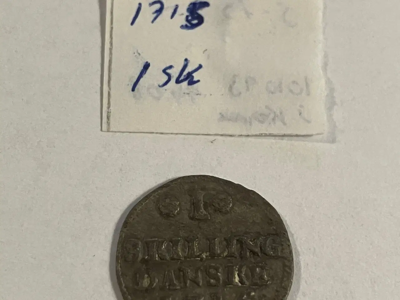 Billede 1 - 1 Skilling 1715 Danmark