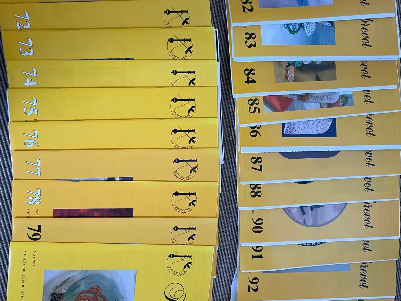 Billede 2 - Knipleblade “Kniplebrevet” fra 2002-2010