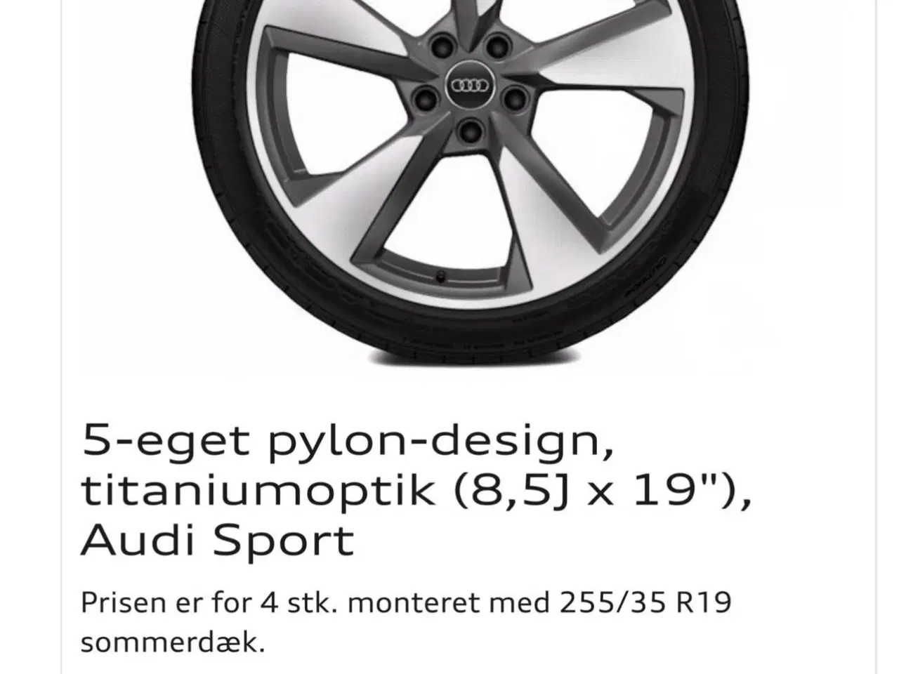 Billede 6 - Originale 19” Audi sport fælge 