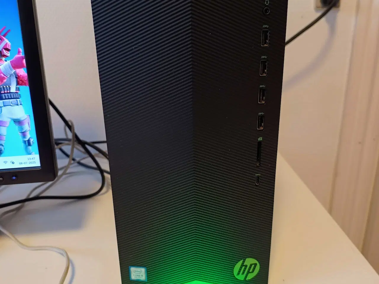 Billede 3 - Flot HP gamer pc sæt, i5 9400, 16gb ram, GTX 1650
