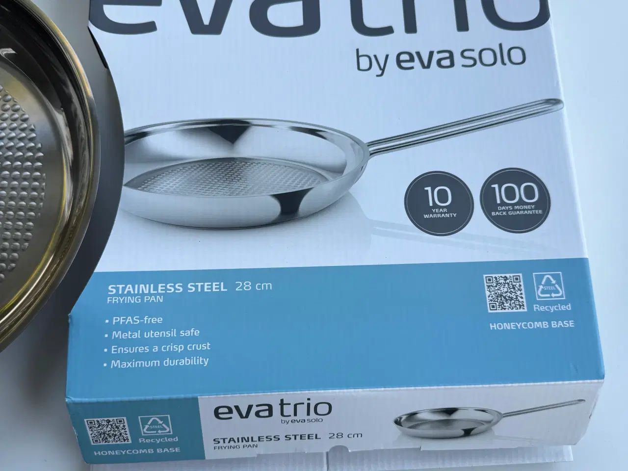 Billede 5 - Eva trio stainless steel stegepander 20 og 28 cm