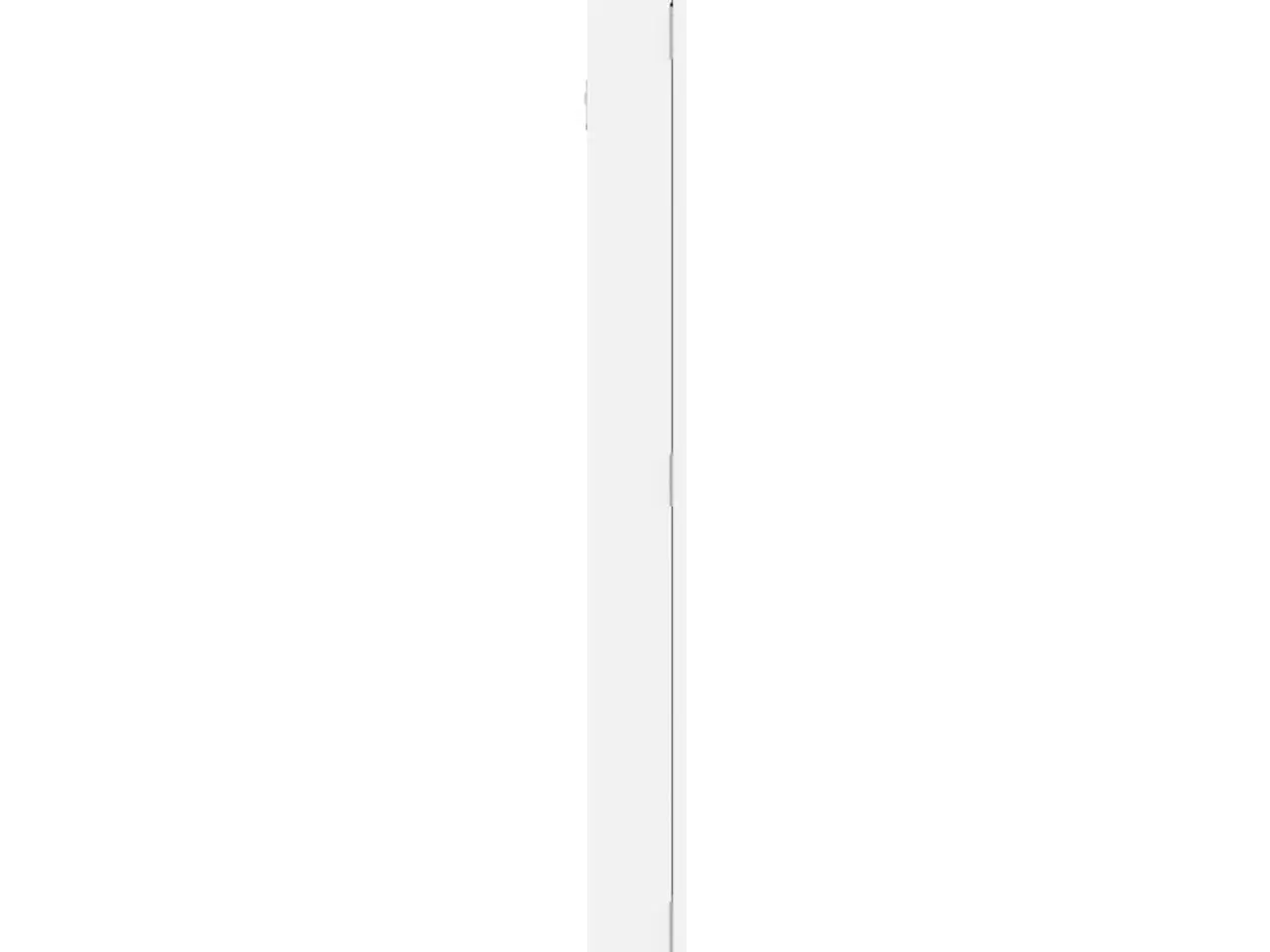 Billede 6 - Væghængt smykkeskab med spejl 30x8,5x106 cm hvid