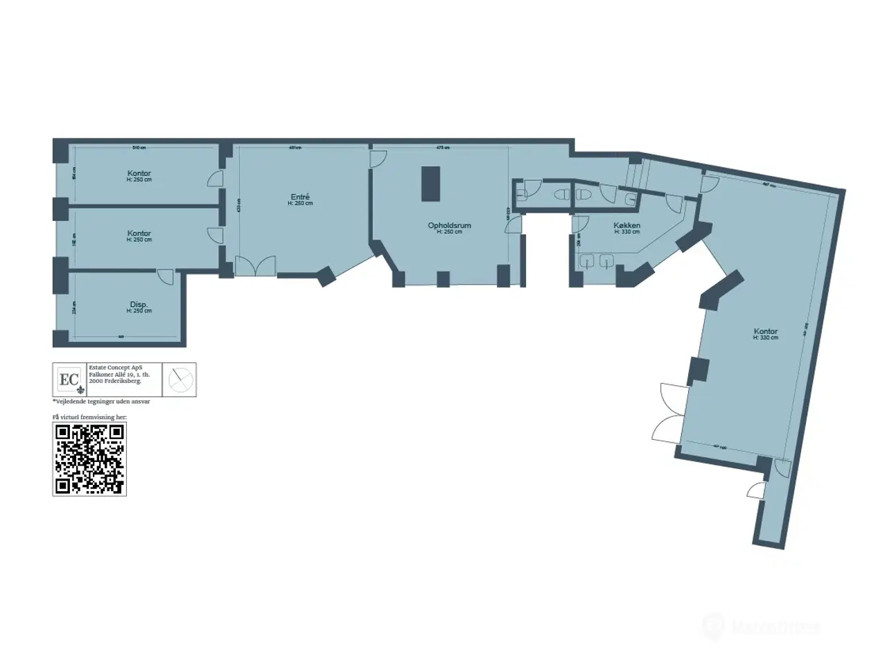 Billede 17 - 200 m² stilrent og lyst kontor midt i Indre By på Gothersgade