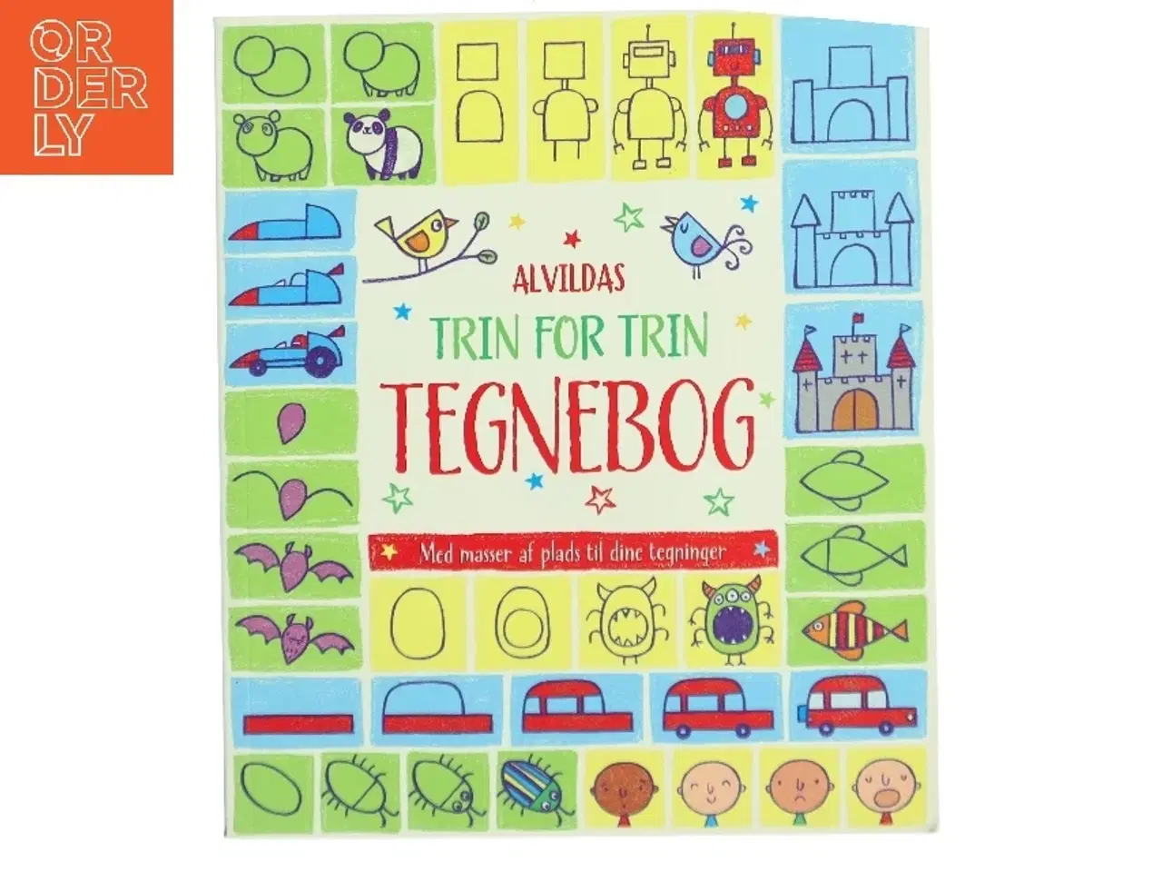 Billede 1 - Trin for trin tegnebog af Alvildas (Bog)