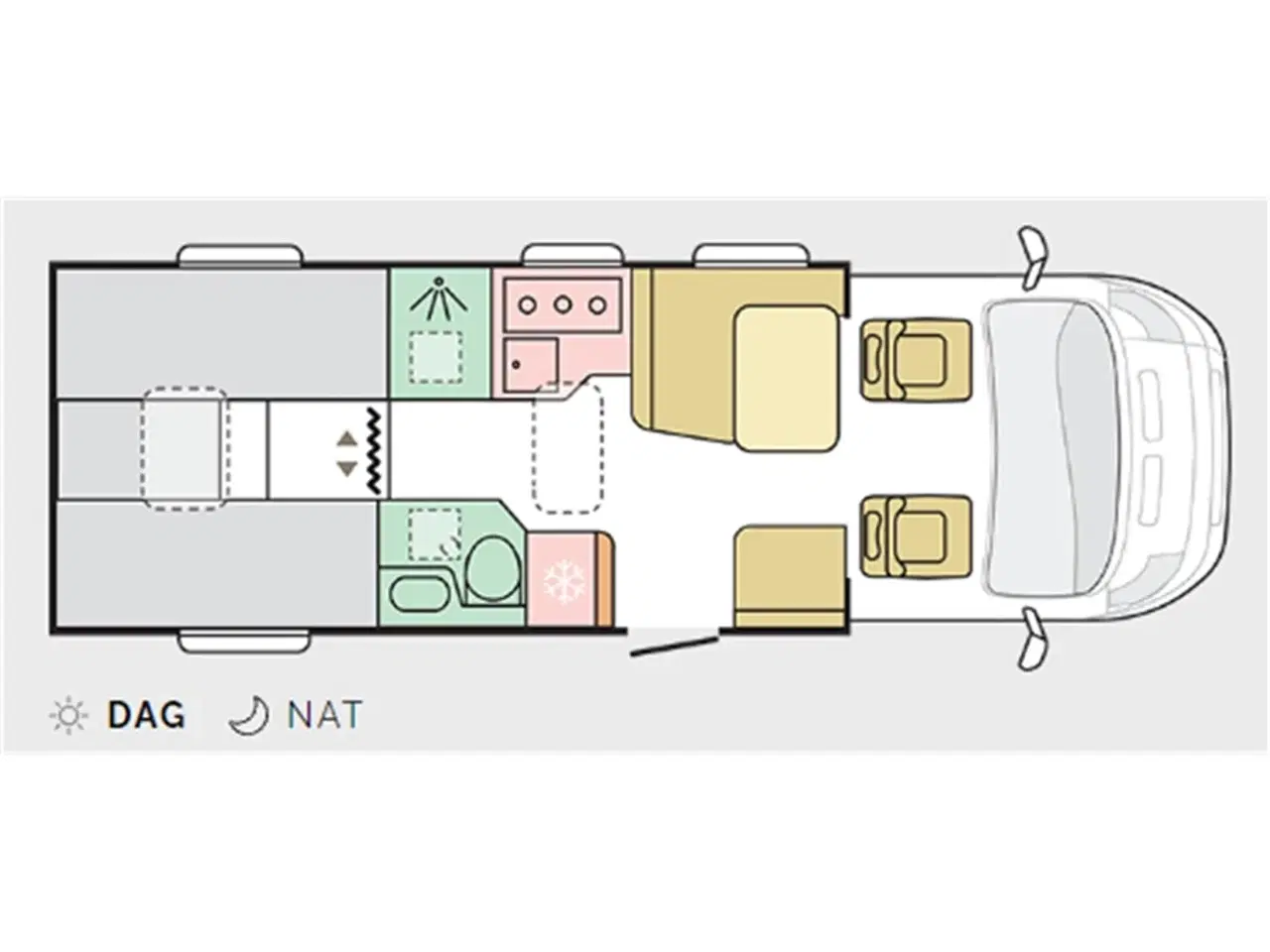 Billede 14 - 2023 - Adria Coral AXESS 650 SL   VOGNEN ER PÅ LAGER - NEDSAT KR 58100,-