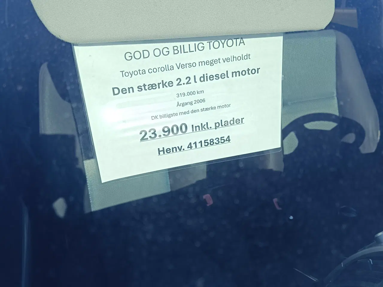 Billede 3 - Toyota Corolla Verso 2,2 Diesel DK's billigste