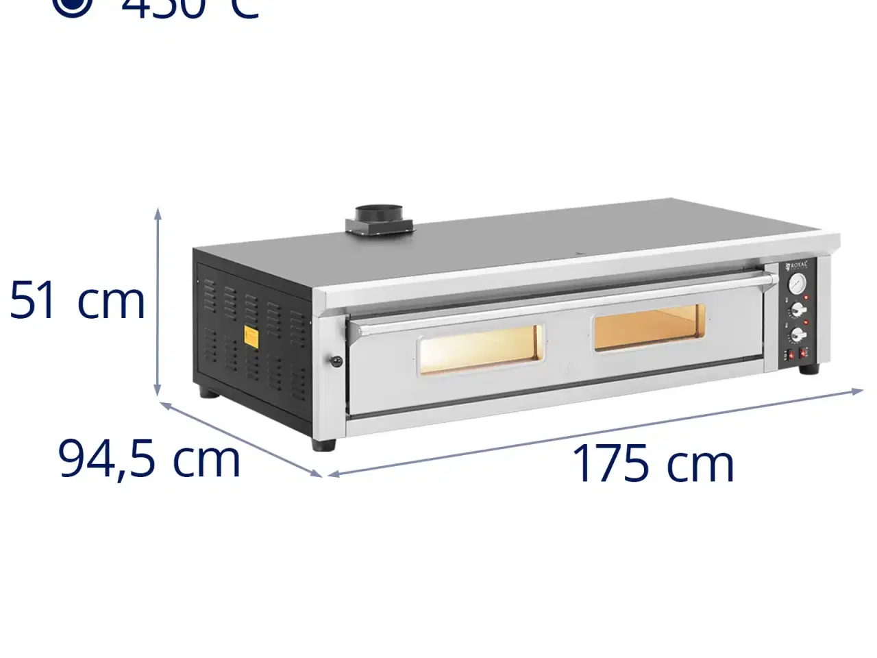 Billede 8 - Pizzaovn – 8 x 33 cm – 1 ovnkammer – 8400 W