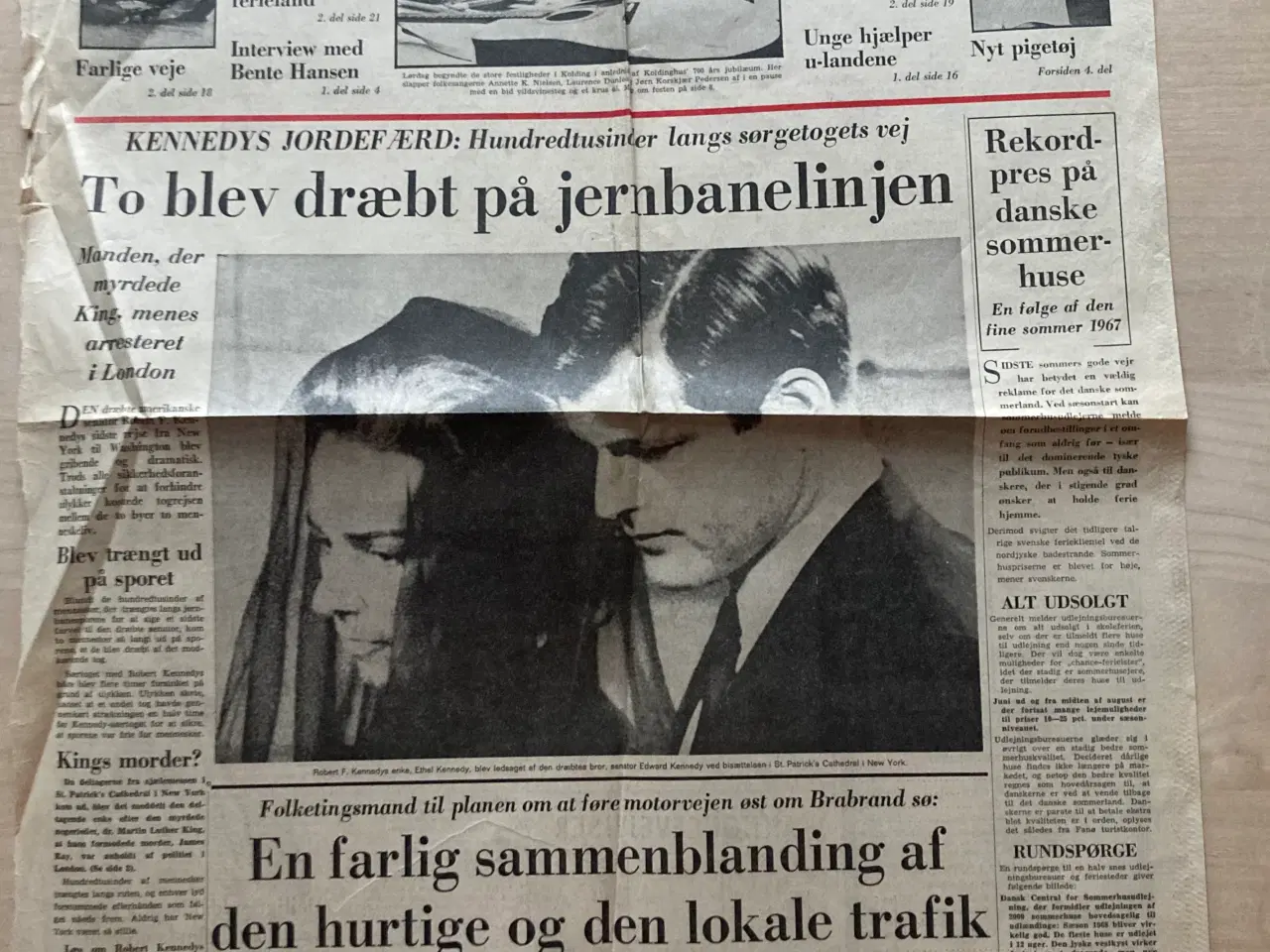 Billede 5 - Historiske Jyllands Posten avissider fra juni 1968