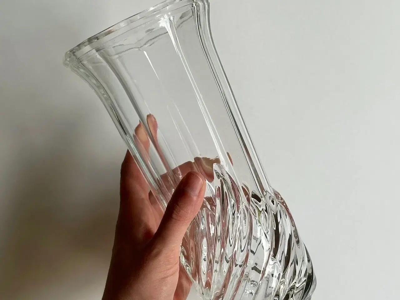 Billede 1 - Vase m swirl, Stölzle-Oberglas