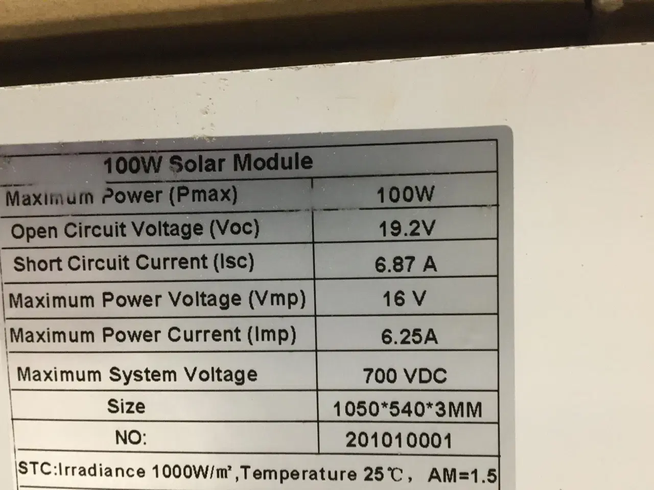 Billede 2 - Solceller 100Watt Komplet.