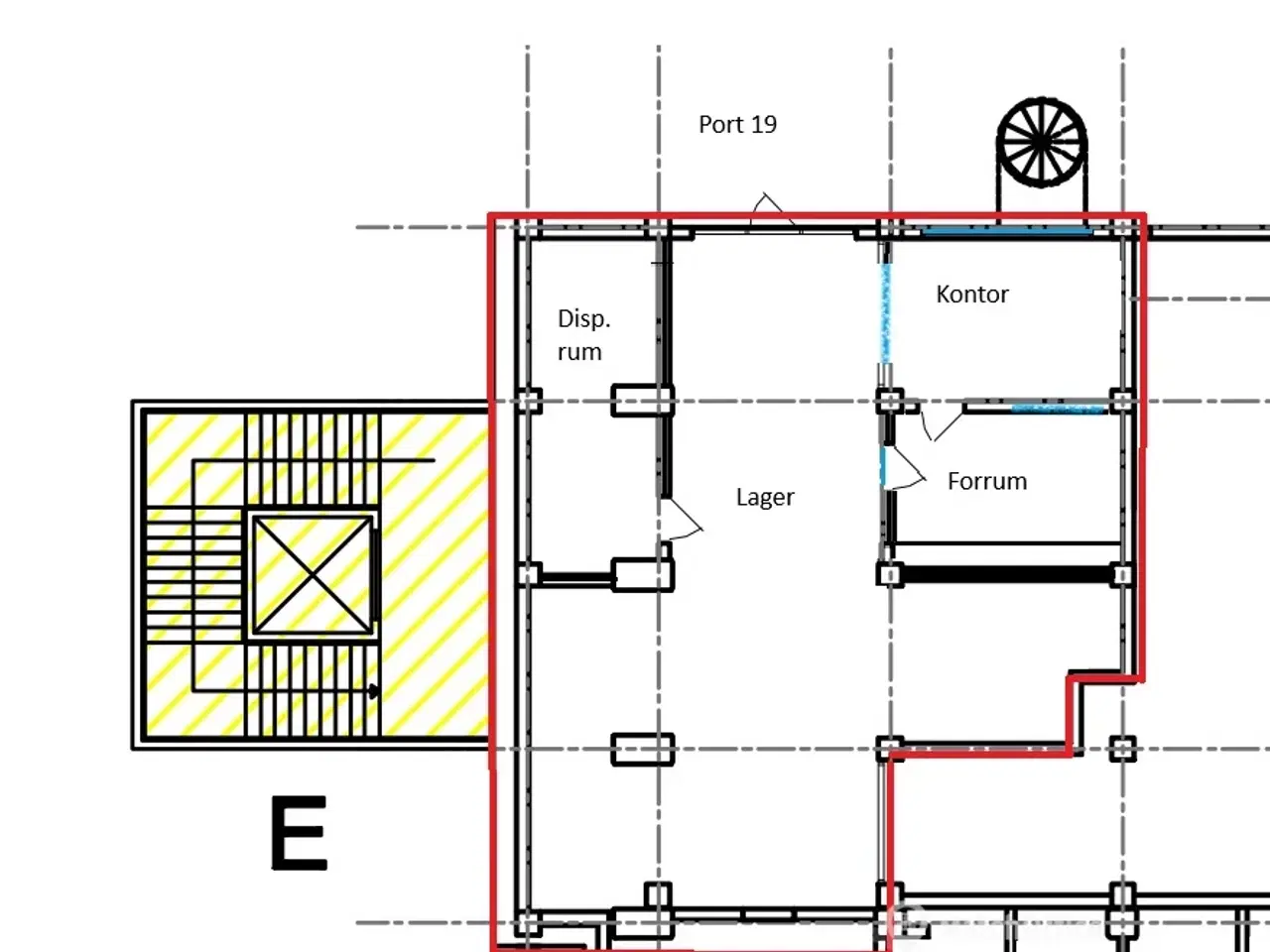 Billede 7 - Funktionelt erhvervslejemål med lager. kontor og egen port
