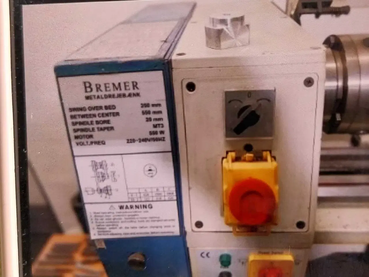 Billede 9 - Bremerholm drejebænk 