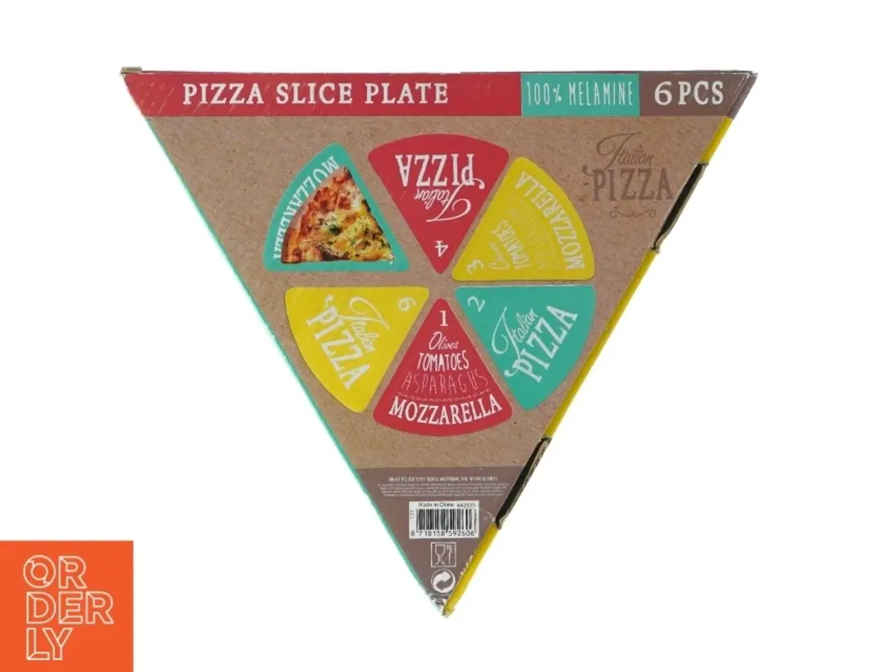 Billede 3 - nye Pizza slice plate uden æske (str. 23 x 22cm)