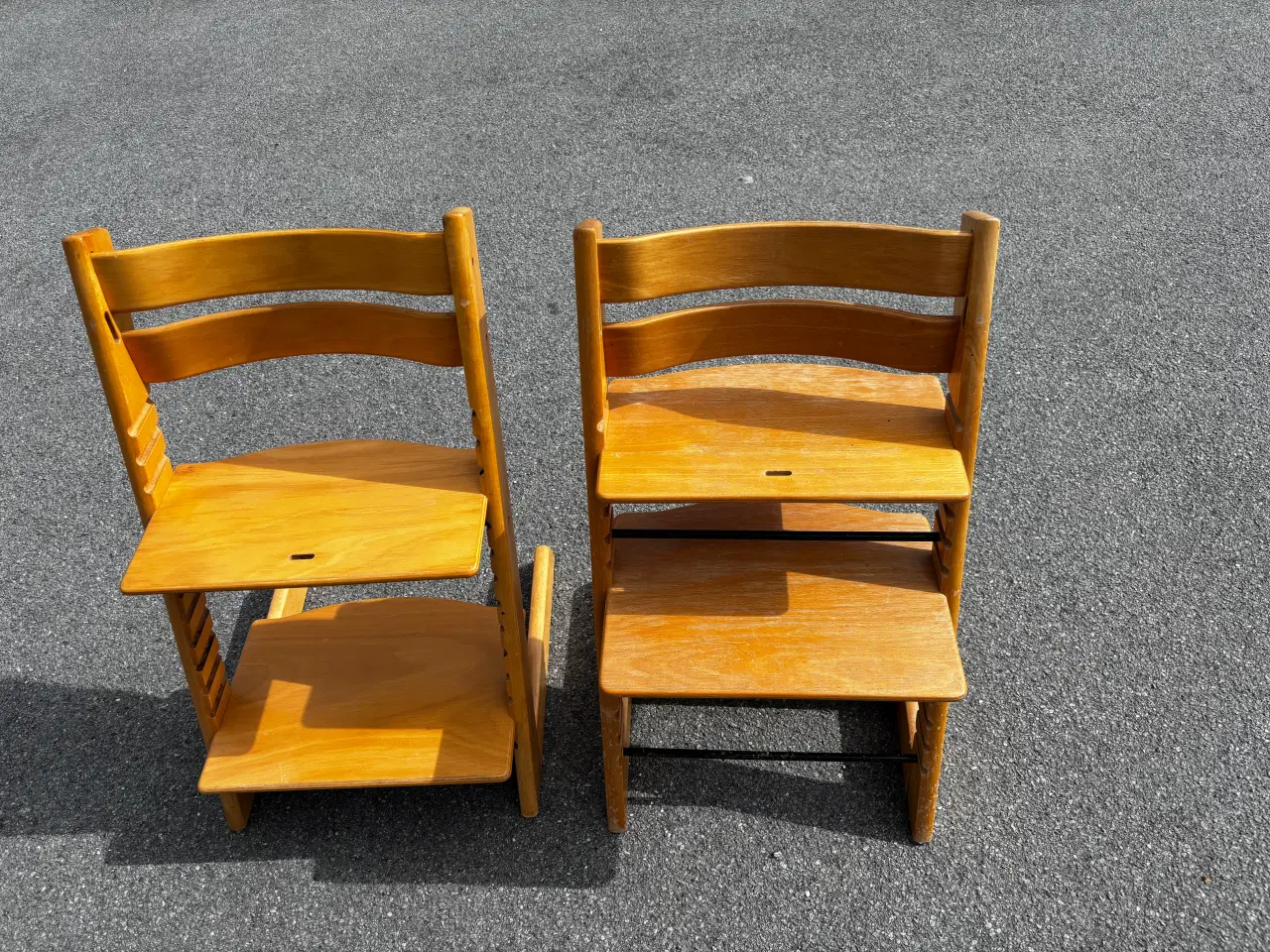 Billede 2 - Trip trap højstol 2 stk i bøg 