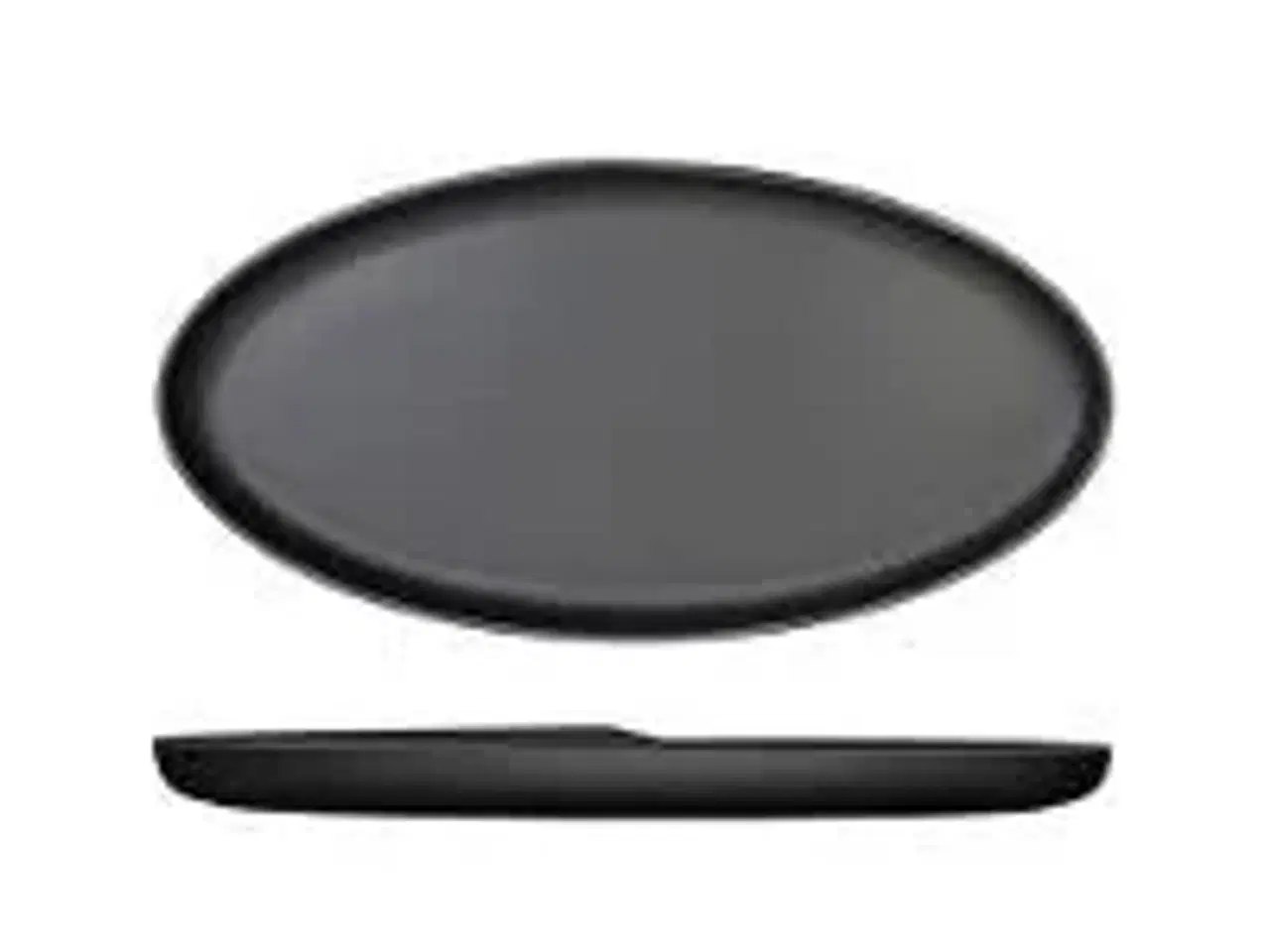 Billede 1 - 5 stk. Fad melamin mat sort B475 x D240 x H35mm Copenhagen