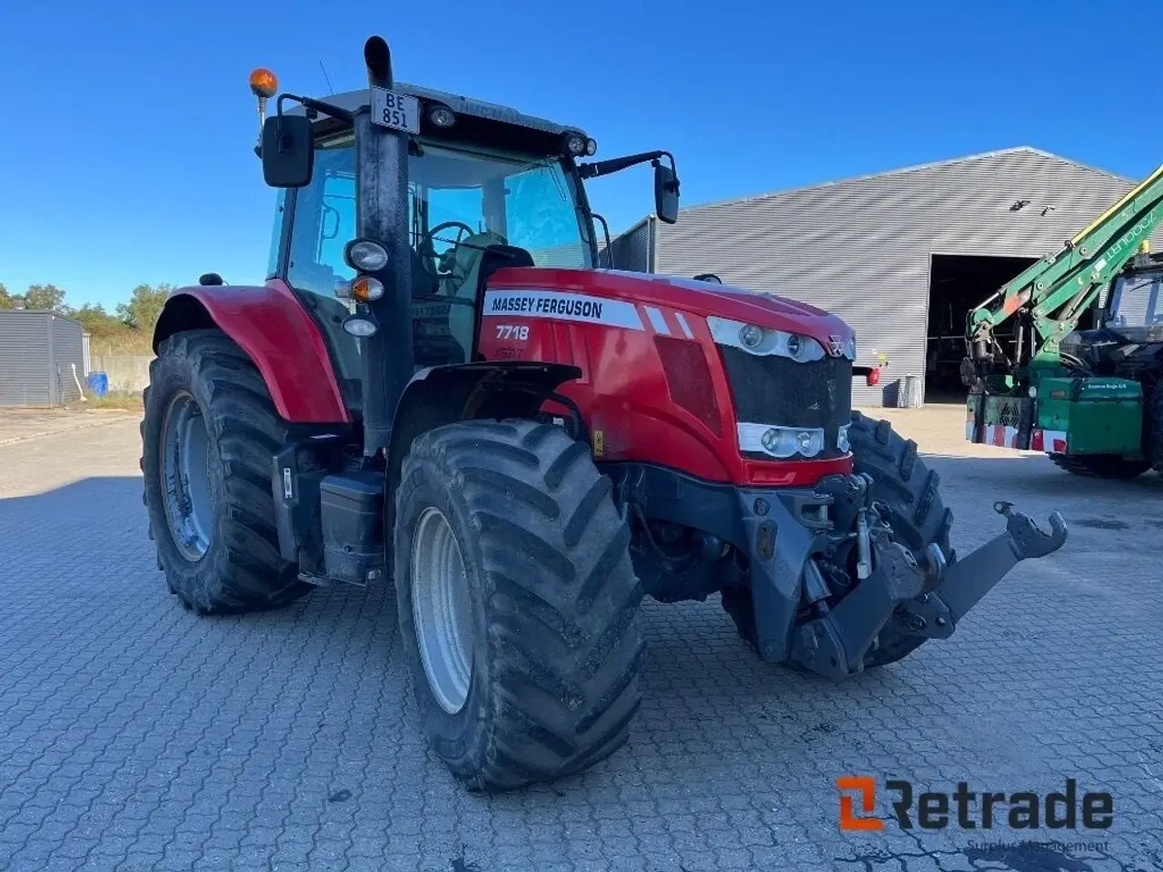 Billede 2 - Massey Ferguson MASSEY FERGUSON traktor model 7718 med frontlift og PTO