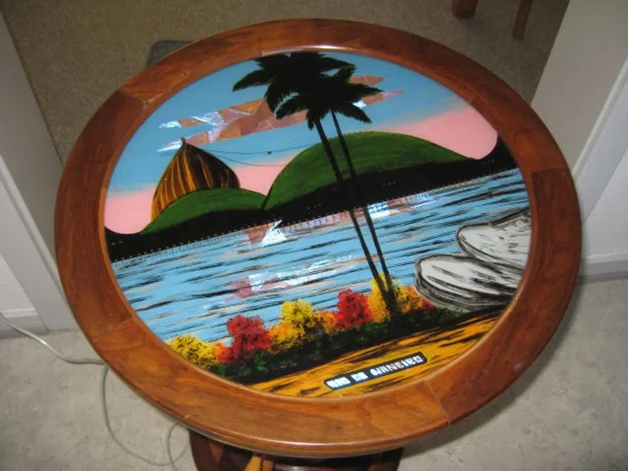 Billede 2 - Rund sidebord fra brasilien