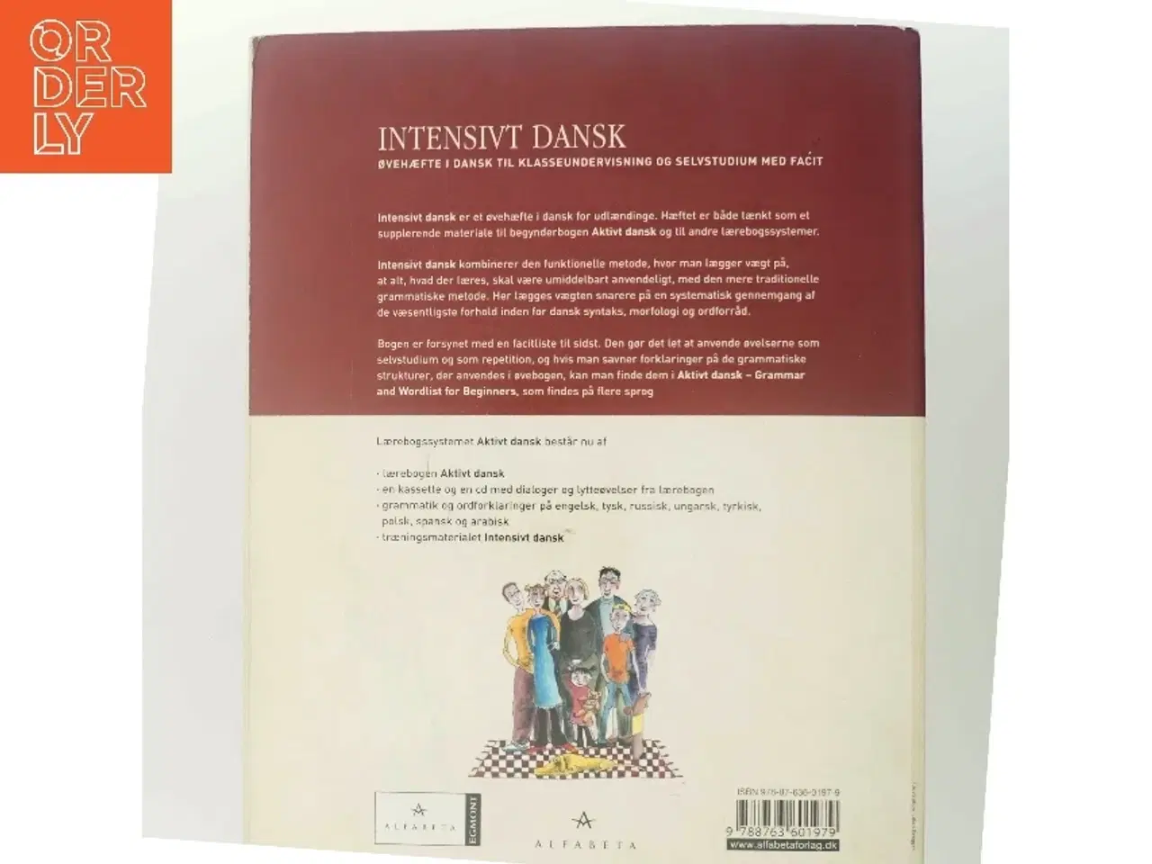 Billede 3 - Intensivt dansk : øvehæfte i dansk til klasseundervisning og selvstudium med facit af Lise Bostrup (Bog)