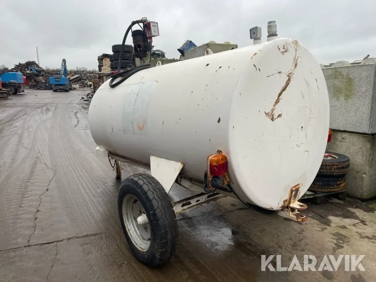 Billede 7 - Transportabel dieseltank med pumpe Roug 2500liters