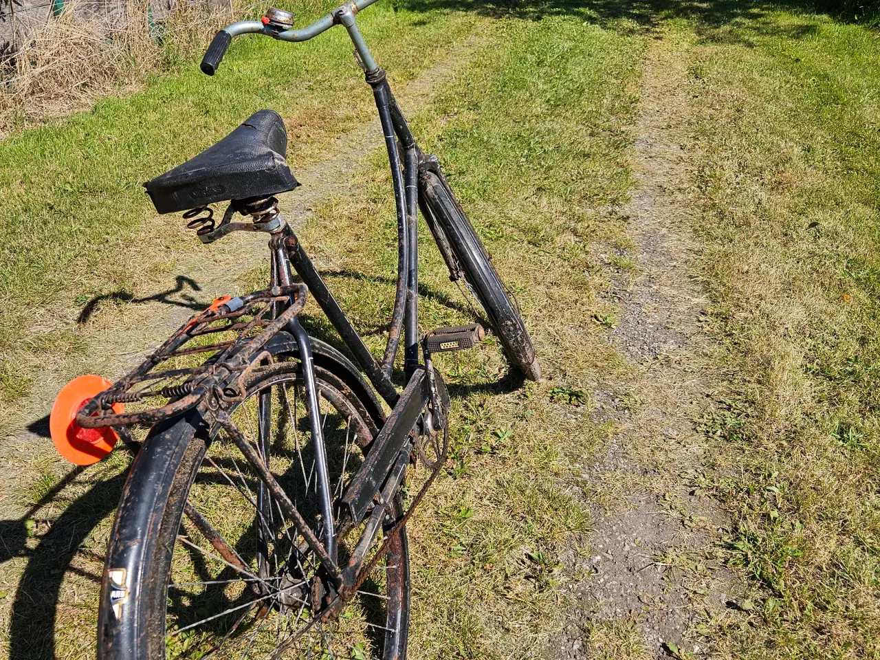 Billede 4 - Gammel cykel med rust
