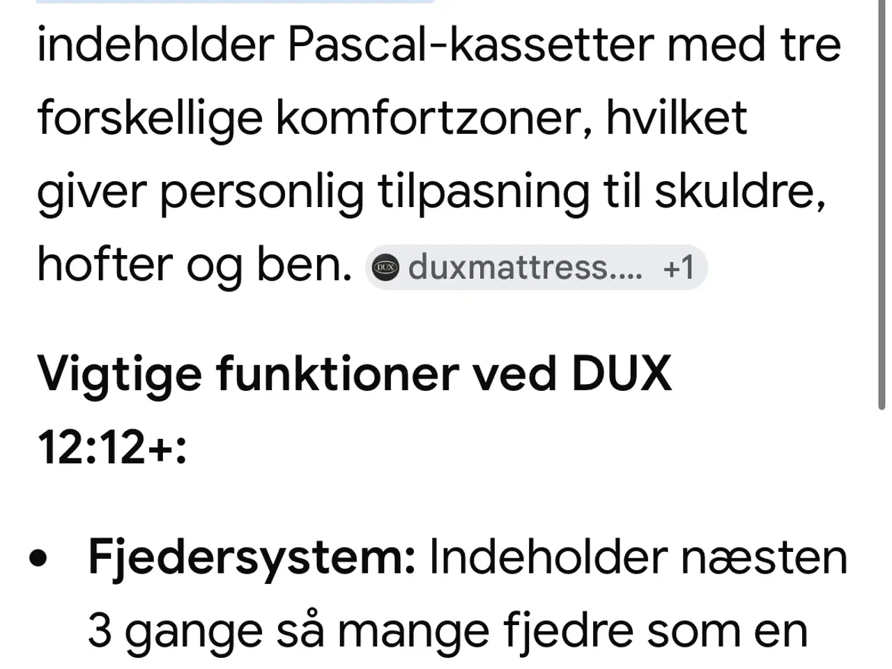 Billede 5 - DUX seng med ekstra længde