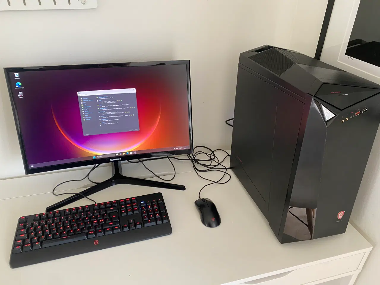 Billede 1 - Computer: i7 7700, GTX1660TI, 16Gb Ram & 240Gb SSD