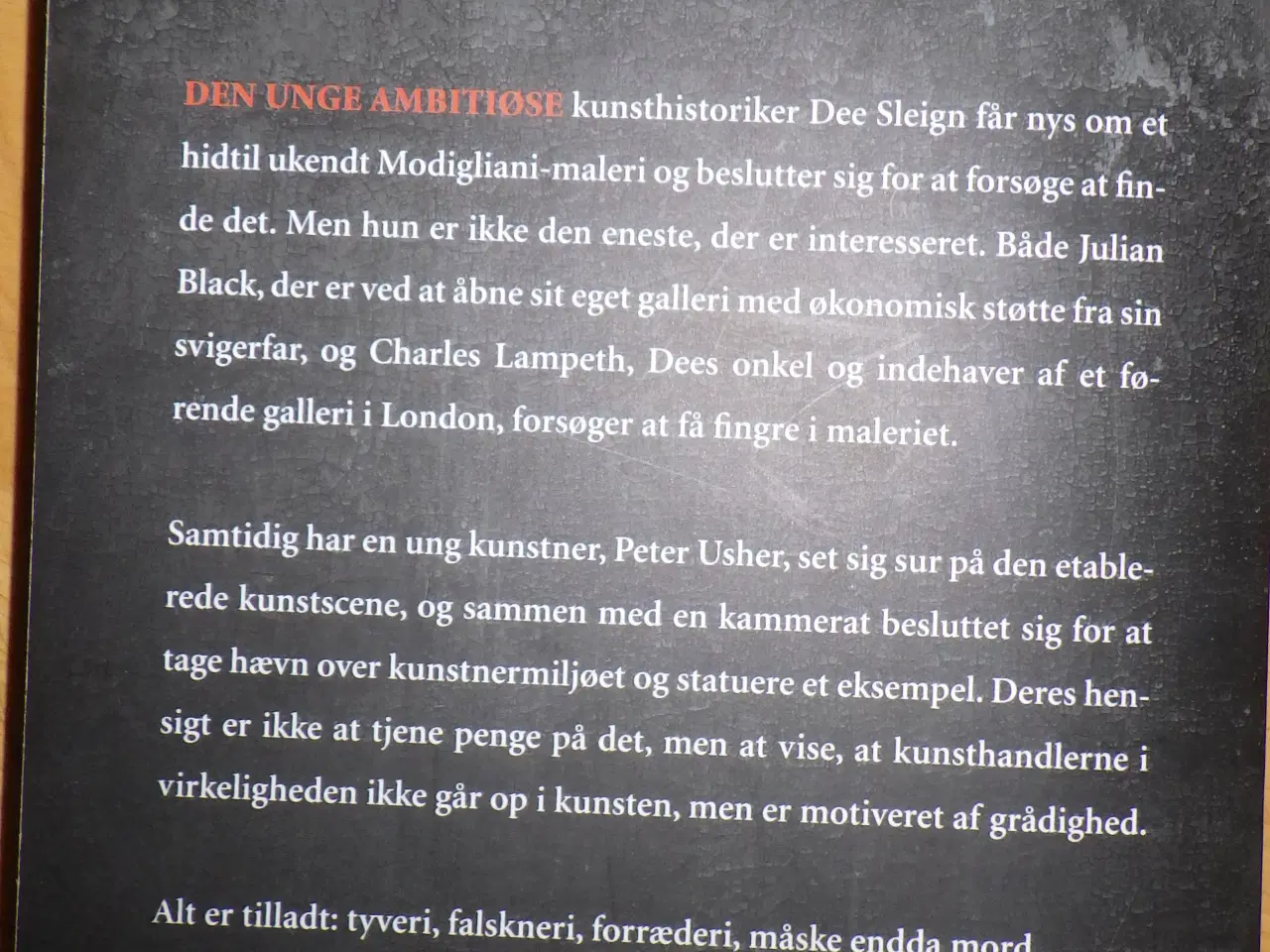 Billede 3 - Modigliani-affæren af Ken Follett